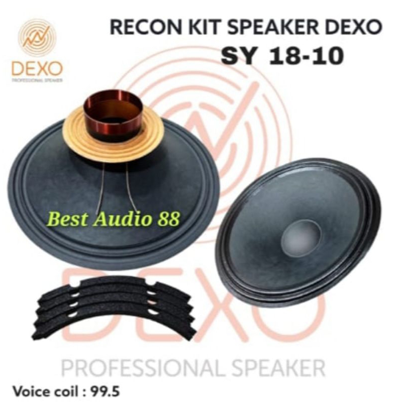 Recon kit daun kertas  speaker 18inch 18 inch Dexo SY 18 10 SY1810 original