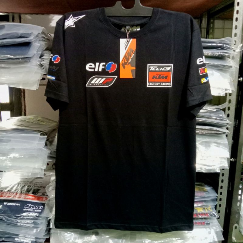 KAOS MOTOR CROSS BAJU TRAIL T-SHIRT KTM ELF RACING