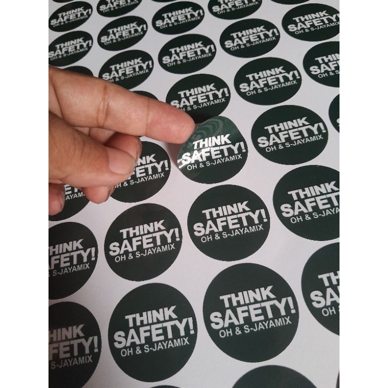 

Stiker Label Water proof print + cutting A3+