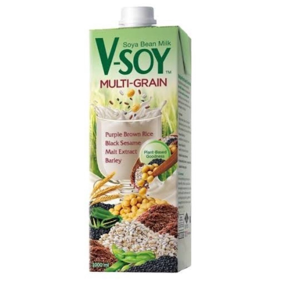 

VVLF8465 Free Ongkir Vsoy Susu Kedelai Multi Grain 1ltr Vsoy Soya GosendGrab