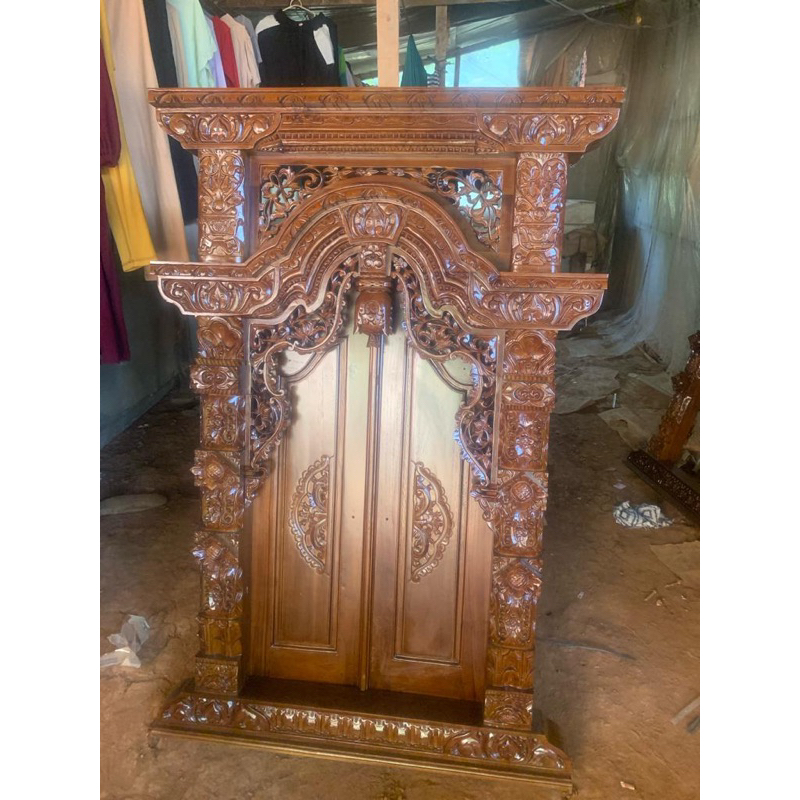 jendela rumah jendela ukir jendala ukiran jendela kayu jati