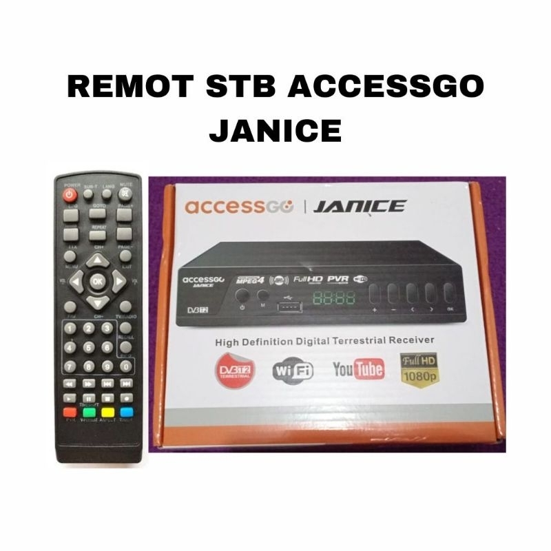 REMOT REMOTE SET TOP BOX ACCESSGO JANICE