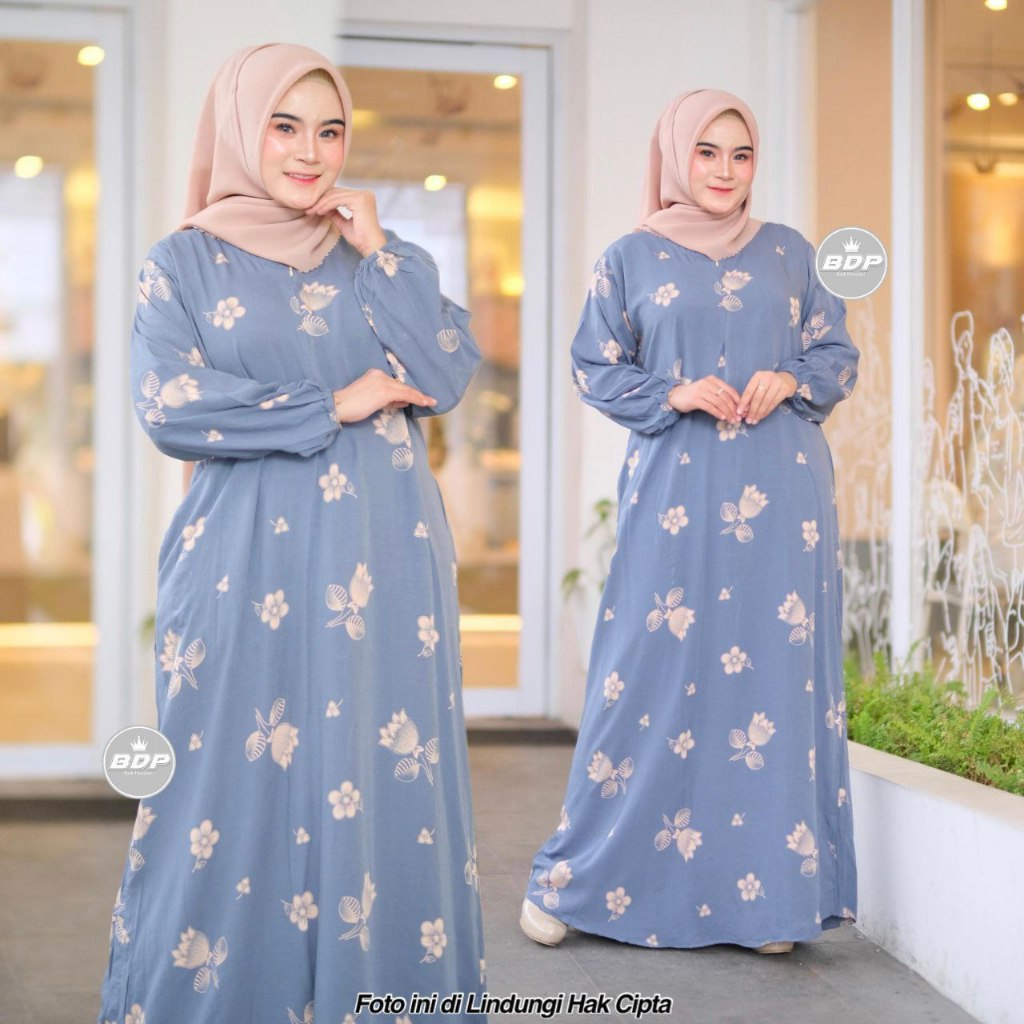 GAMIS BAHAN RAYON/SANTUNG BUSUI