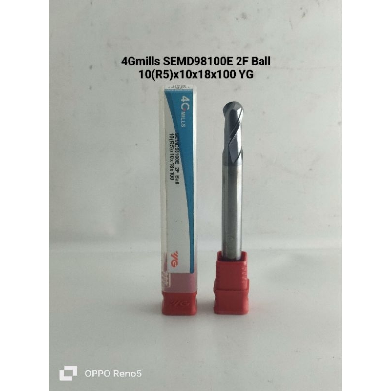 Ballnose 4Gmills YG SEMD98100E 2F Ball 10(R5)x10x18x100 / R5x100 KOREA