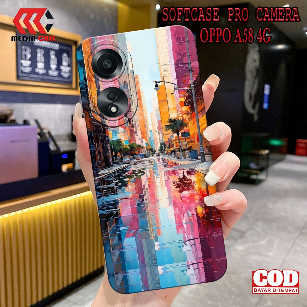 Case Hp OPPO A58 4G Terbaru - Motif Case Aesthetic Keren - Casing Hp OPPO A58 4G - Softcase Hp OPPO 