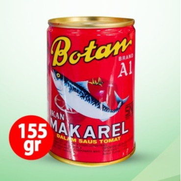 

Sarden Botan Makarel 155gr Mackarel Dalam Saus Tomat