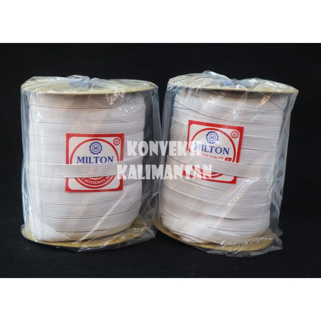 Karet Elastis / Karet Celana / Karet Elastis Merk Milton sj 12 (Per ROLL)