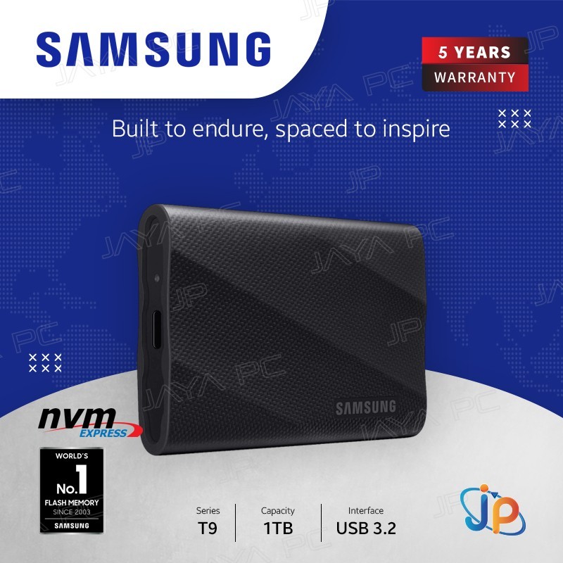 Samsung SSD T9 External Portable 1TB USB 3.2 - Samsung SSD 1 TB