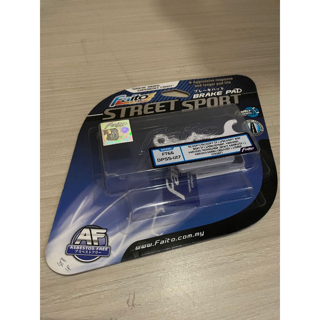 Kampas Rem FAITO Honda Vario 125 OLD Bohlam
