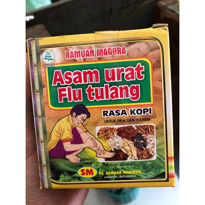 asam urat flu tulang rasa kopi