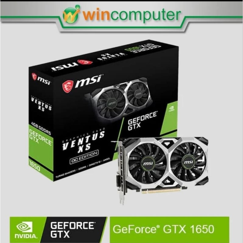 MSI Geforce GTX 1650 Ventus XS 4G OC GTX 1650 4GB DDR5
