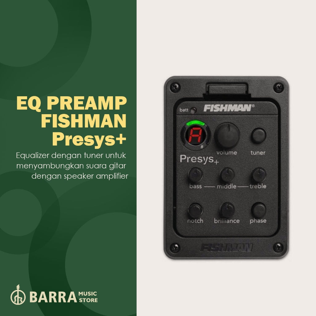 Preamp Equalizer Fishman Presys +