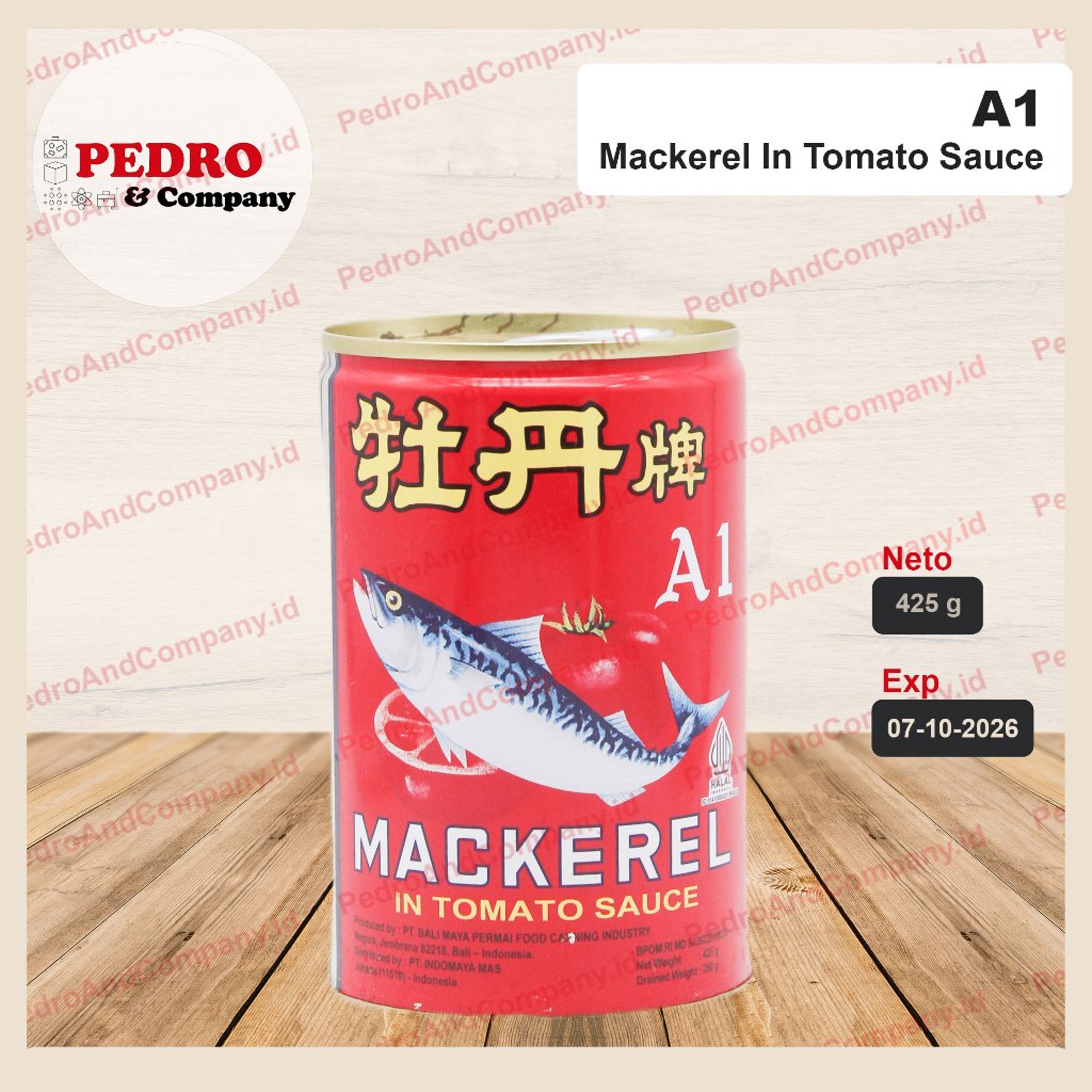 

Botan - Ikan makarel saus tomat/ mackerel in tomato sauce (425 gr) ikan kaleng