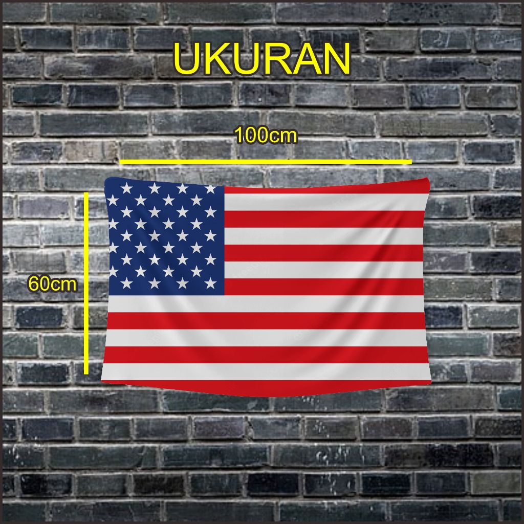 POSTER KAIN BENDERA AMERIKA / TAPESTRY