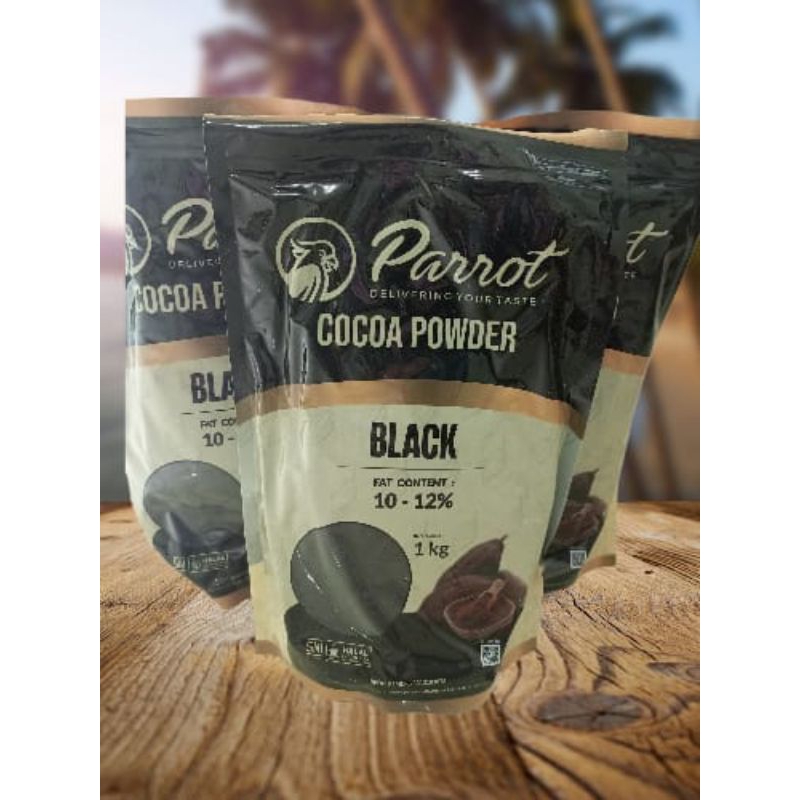 

Coklat bubuk Parrot Black 100gr