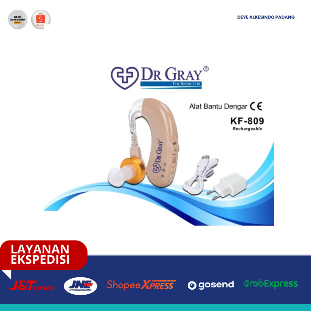 ALAT BANTU DENGAR - HEARING AID DR GRAY 809