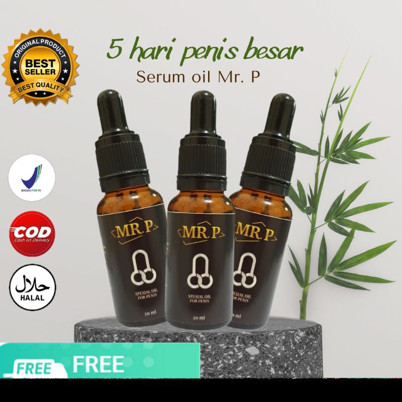 [TERLARIS] 5 Hari Penis Besar [MR.P OIL] | Obat Pembesar Penis | Pembesar Alat vital | Serum MR.P | 