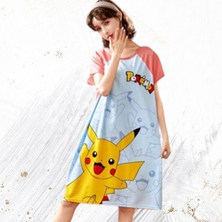 { MyReseller } Daster Sleepwear Rumahan Wanita Dewasa Jumbo  Motif Character Cartoon Lengan Pendek R