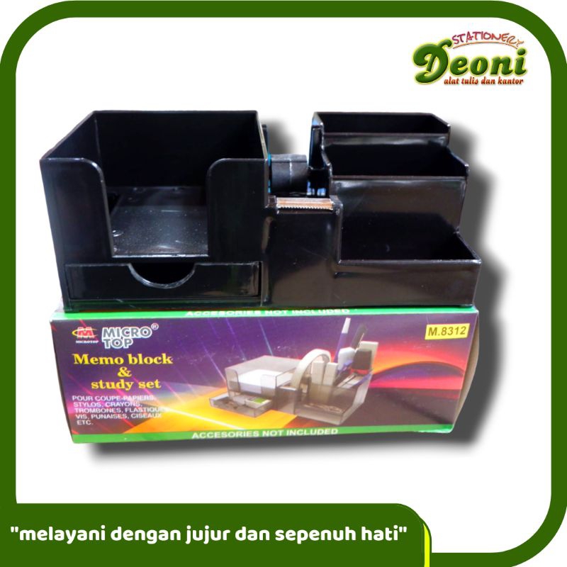 Microtop Desk Set / Wadah Alat Tulis M-8312