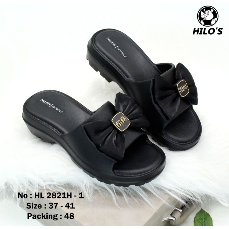 Sandal Selop Jelly Wanita Motif Pita Fashion Hilo's