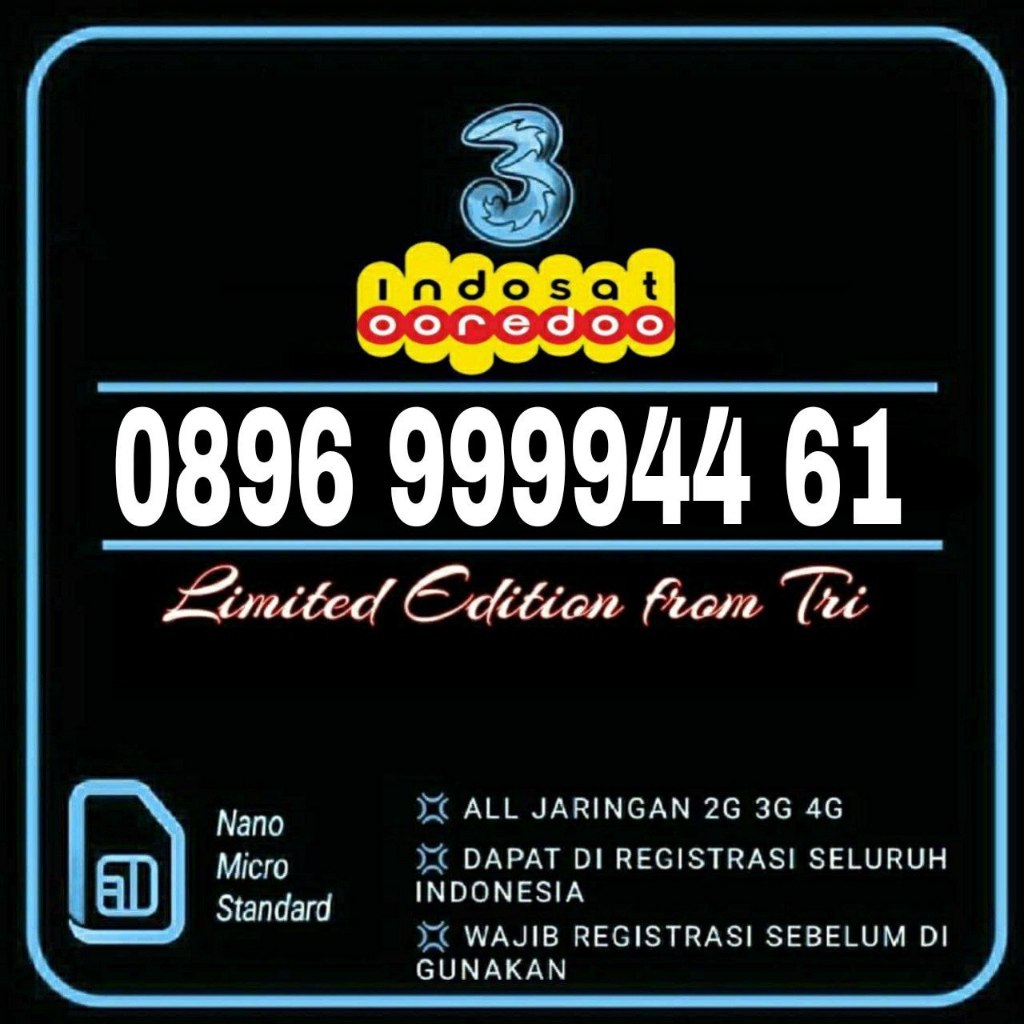 kartu perdana tri nomor cantik 3