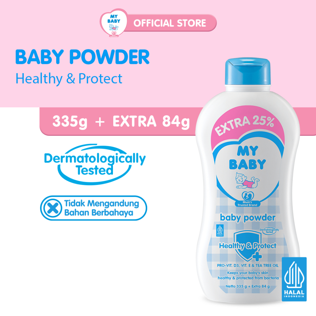 My Baby Powder Extra Fill Bedak Bayi  [325 gr]