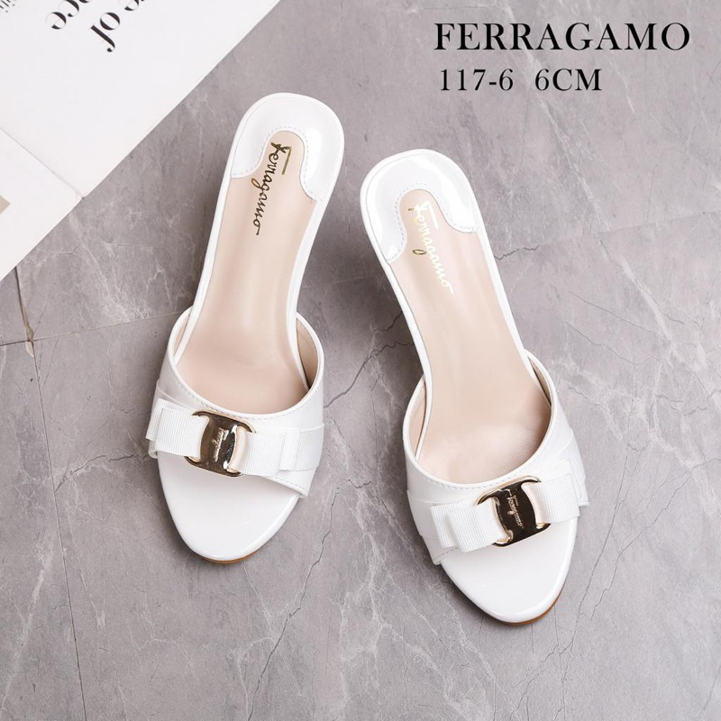 Sepatu Heels Impor Premium Ferragamo 117-6