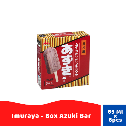 Imuraya - Box Azuki Bar Ice Cream/Es krim/Red Bean/Es Krim
