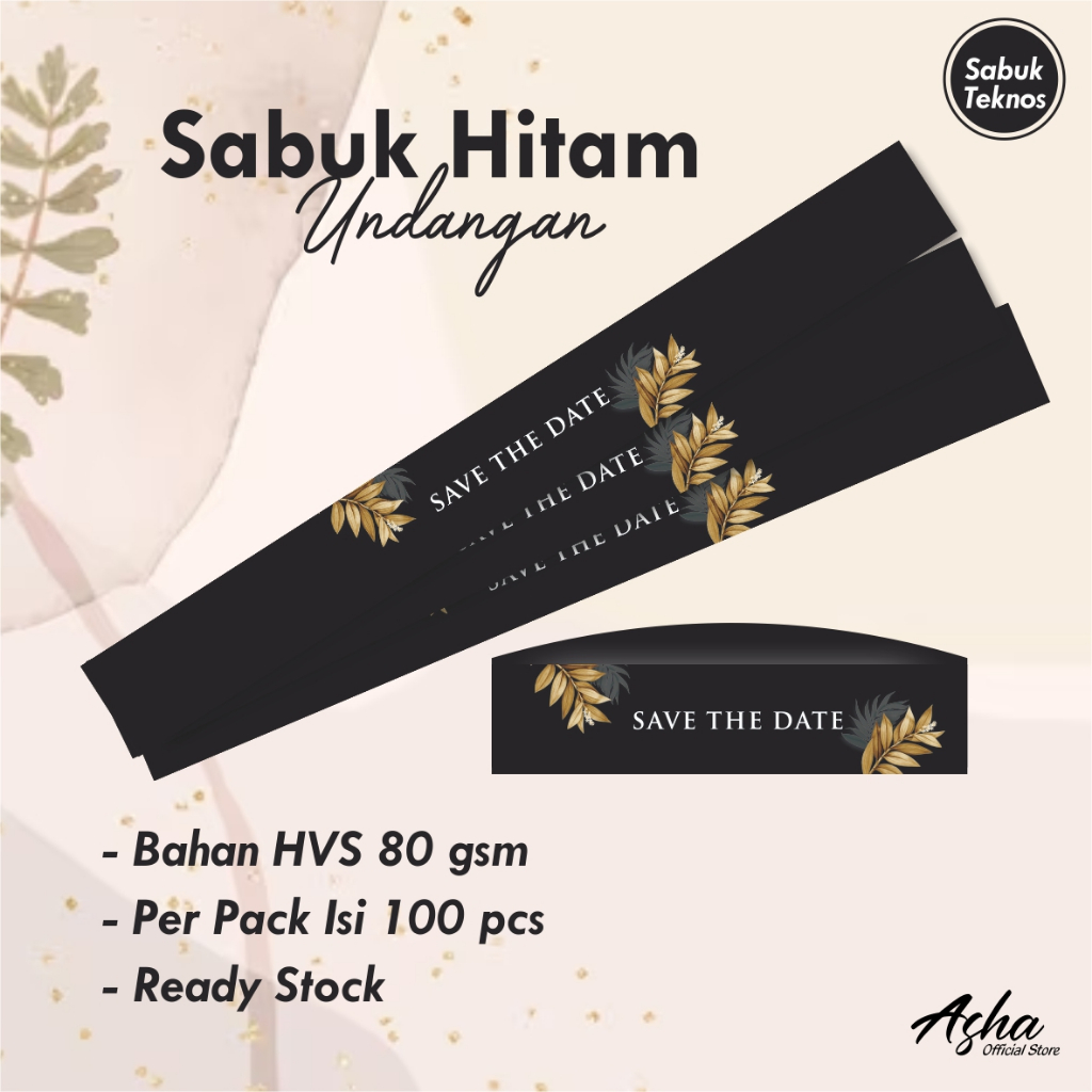 

SABUK UNDANGAN PERNIKAHAN - SABUK SOUVENIR AESTHETIC SABUK HITAM TKNS