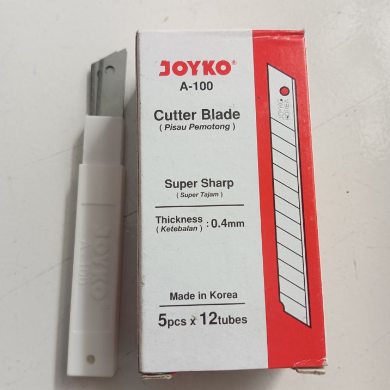 

ISI ULANG REFILL CUTTER ISI 5 PEMOTONG KATER KECIL JOYKO A100