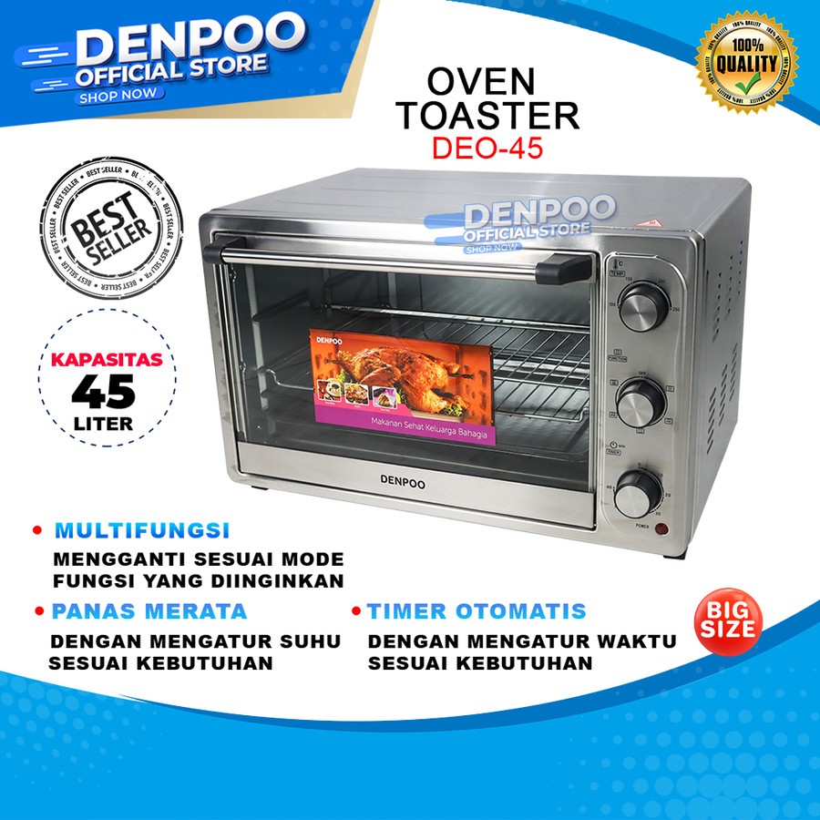OVEN LISTRIK DENPOO DEO 45 ( 45 LITER )