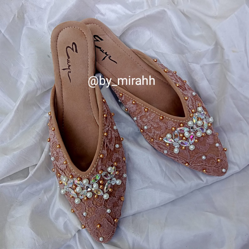 wedding Shoes / selop pengantin / selop brukat