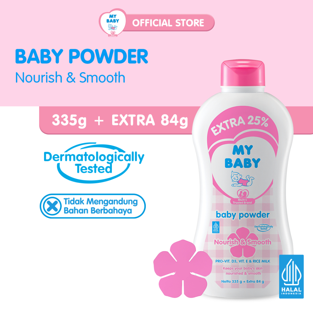 My Baby Powder Extra Fill Bedak Bayi  [325 gr]