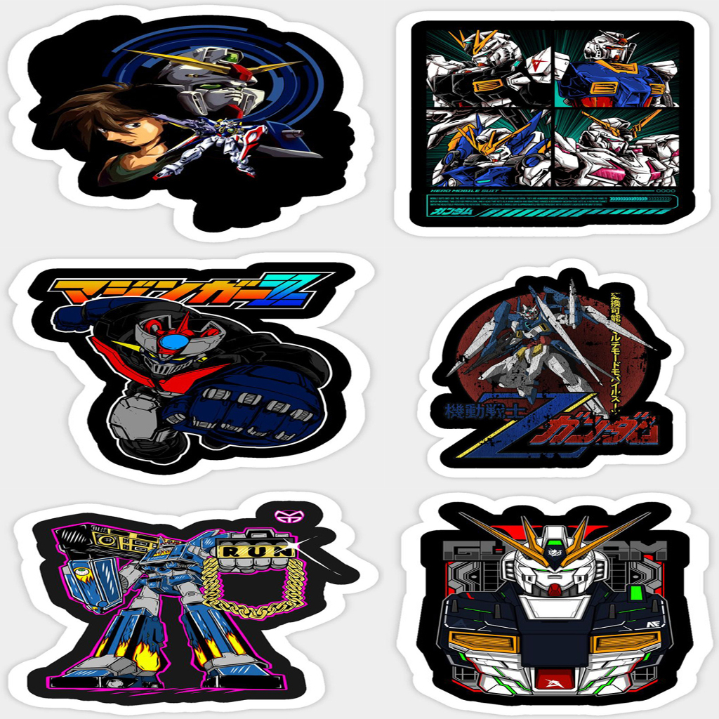 

Sticker Print Cut Gundam