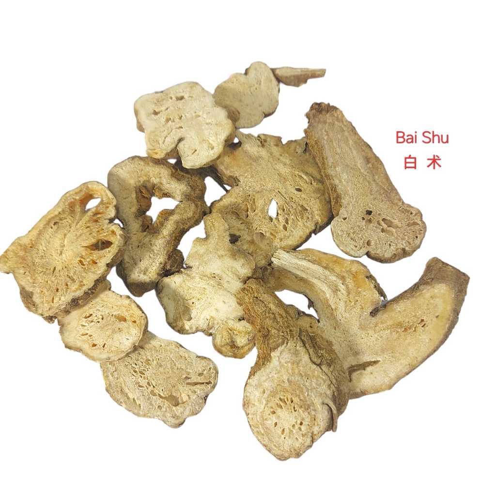 

Bai Zhu - Bai Shu 300 Gram 白术片 Rhizoma Atractylodis Macrocephalae - Phak Sut