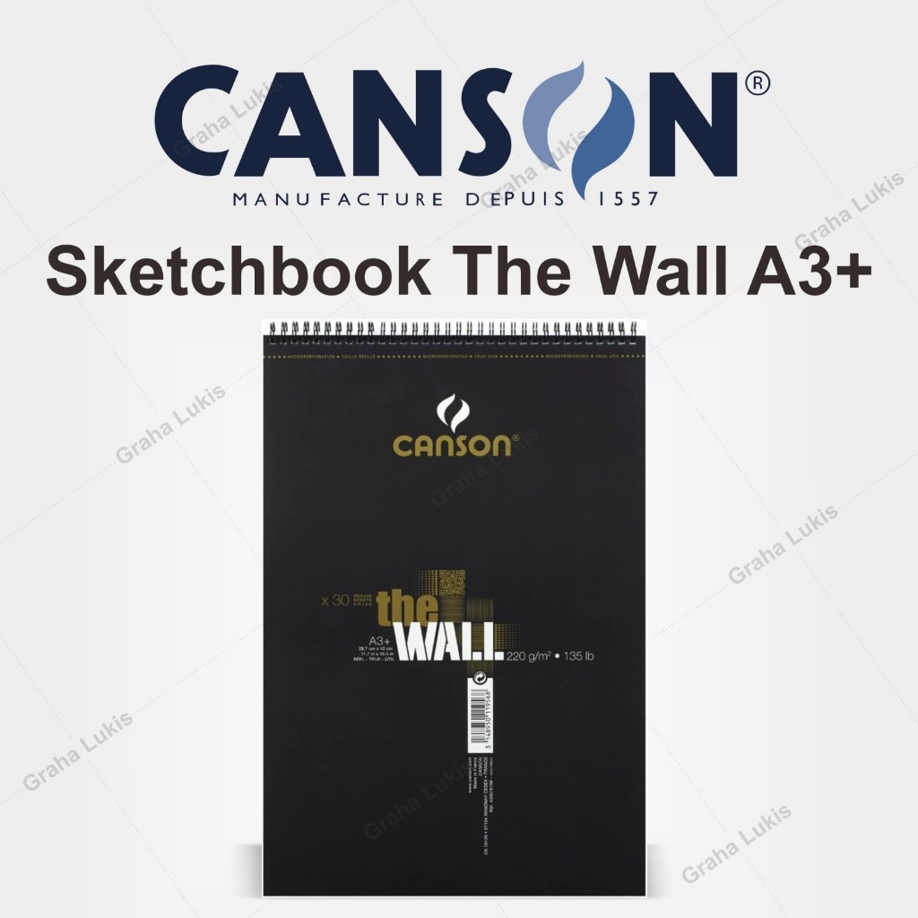 

Canson The Wall A3+ 220gsm Sketchbook (isi 30)