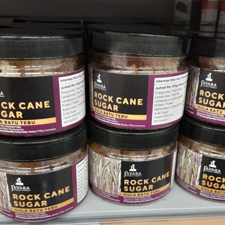 

javara rock cane sugar 250gr gula batu