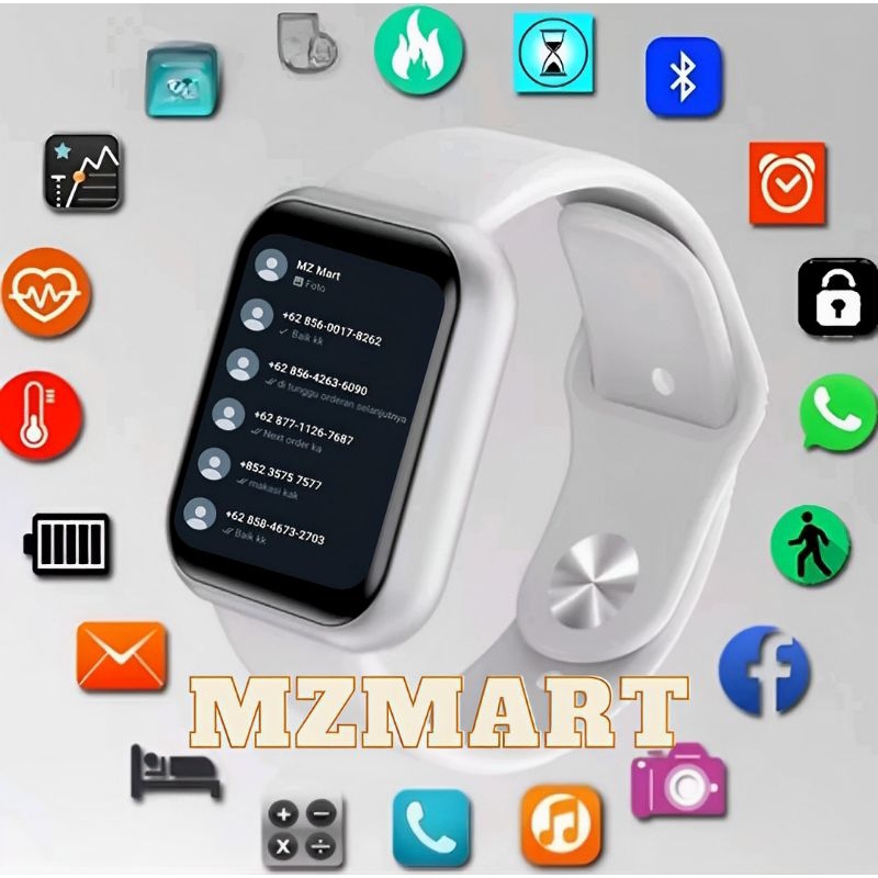 Jam Tangan Hp Pintar Android Digital Smartwatch Imo Anak Pria Wanita Dewasa Sport Bluetooth Notif Wh