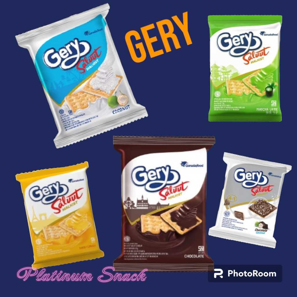 

Gery Saluut Malkist All Varian | Isi 20 Bks @ 18 Gr | GarudaFood