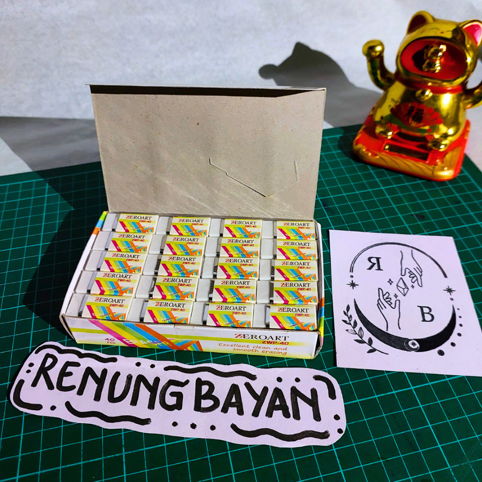 

[RENUNGBAYAN] PROMO Penghapus Karet Putih Bersih ZeroArt