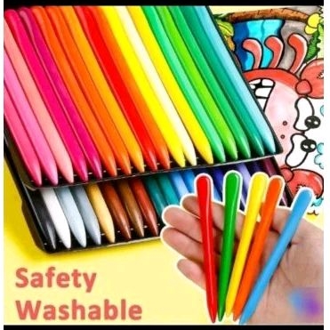 

KK Krayon Mewarnai Isi 24 Pcs Anti Air Anti Kotor Tangan Pensil Warna