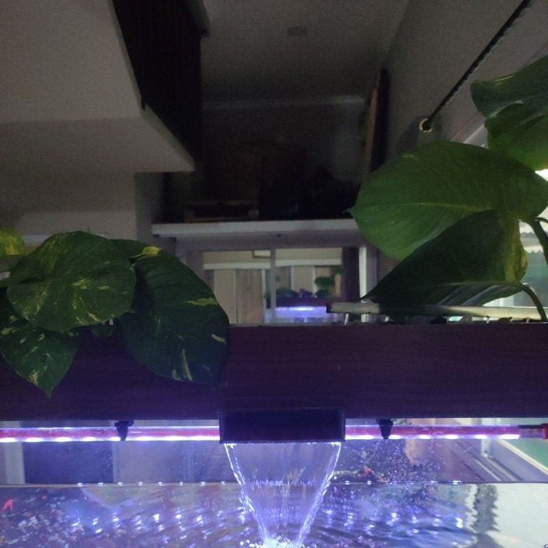 talang air waterfall bahan ACP urat kayu