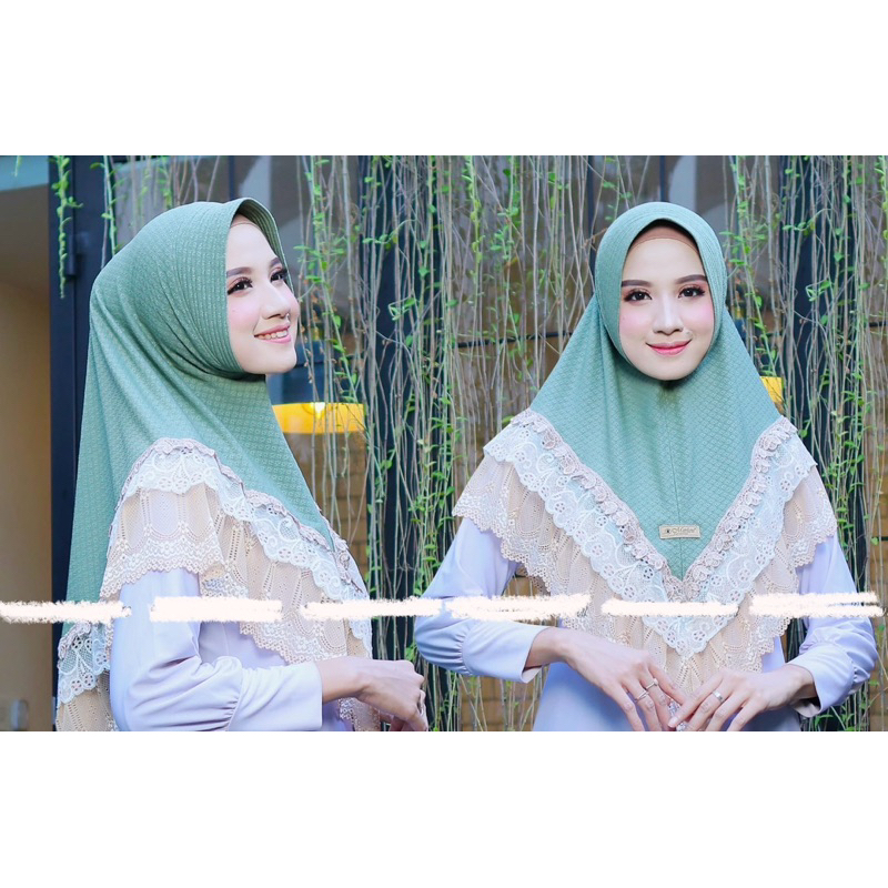HIJAB INSTANT | BERGO PET RENDA 2 | SORONG