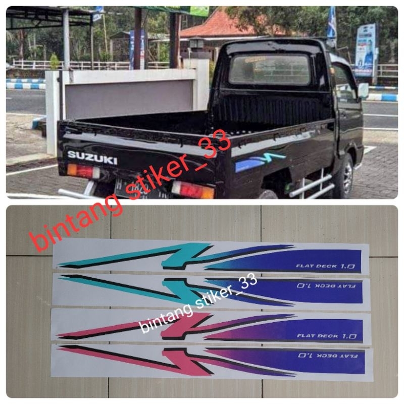 Stiker suzuki carry 1.0 pick up/stiker flatdeck 1.0 pick up/stiker carry pick up