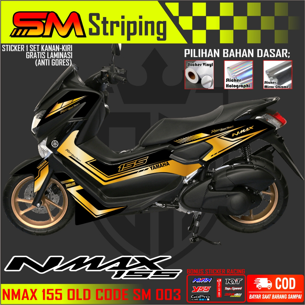Stiker VARIASI Nmax OLD / STRIPING Nmax Old / Stiker STRIPING Nmax OLD SM 003