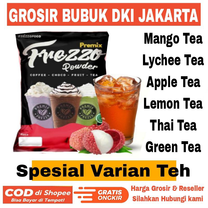 

Frezzo Bubuk Minuman Spesial Teh 1kg Powder Drink Terlaris