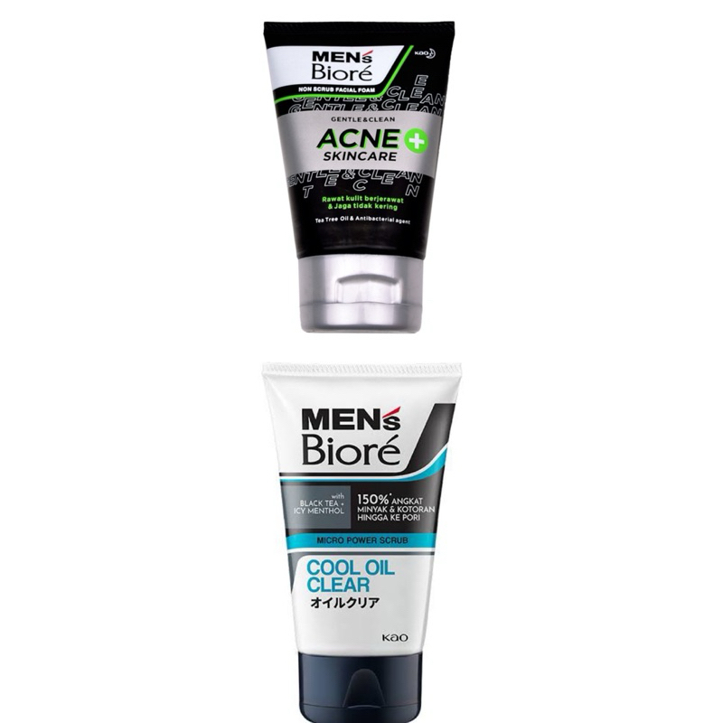 MENs' Biore' Cool Oil Clear & Ance Skincare