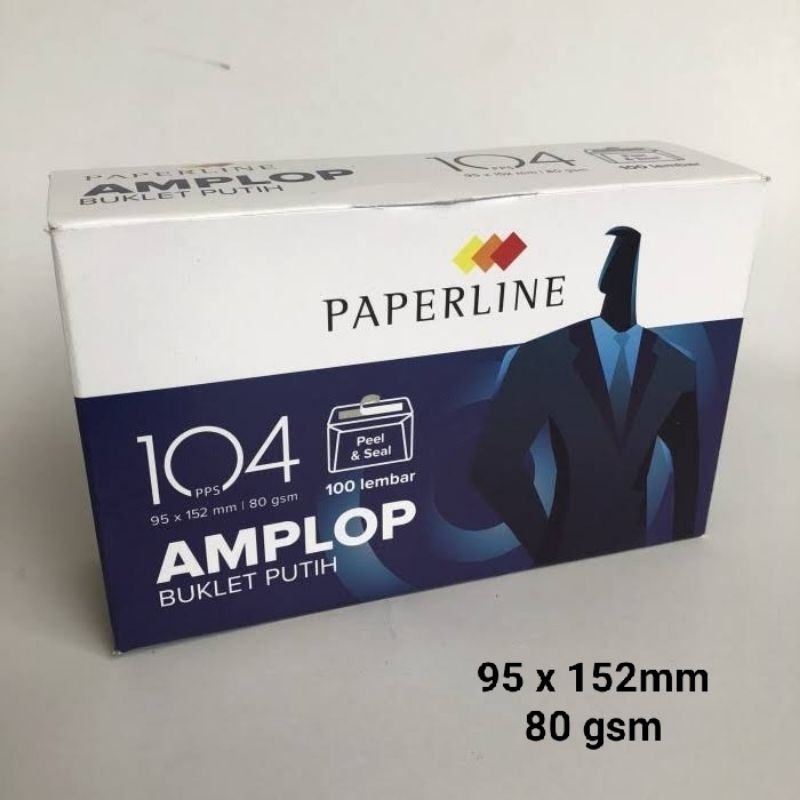 

AMPLOP 104 POLOS PAPERLINE AMPLOP PUTIH POLOS KECIL JAKARTA UTARA JAKARTA BARAT
