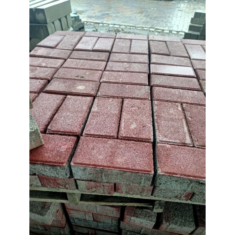 PAVING BLOCK MERAH 6CM