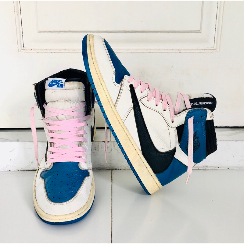 Sepatu AJ1 High Travis scott x fragment size 46